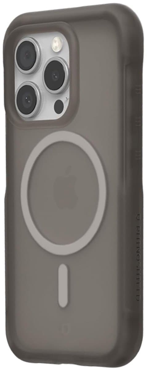 Rhinoshield, MagSafe Hoesje Geschikt voor Apple iPhone 15 Pro Max AirX Serie Schokbestendig Ultra Sterk, Zwart