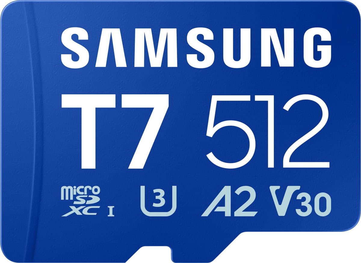 Samsung T7 - 512gb - MicroSDXC - UHS-I