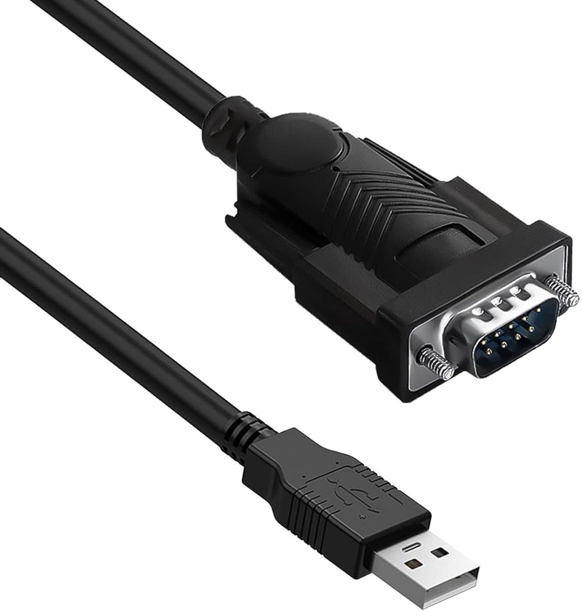 Seriële Kabel - USB naar RS232 - Apparaten Koppelen - Brede Compatibiliteit - 15 Meter - Zwart