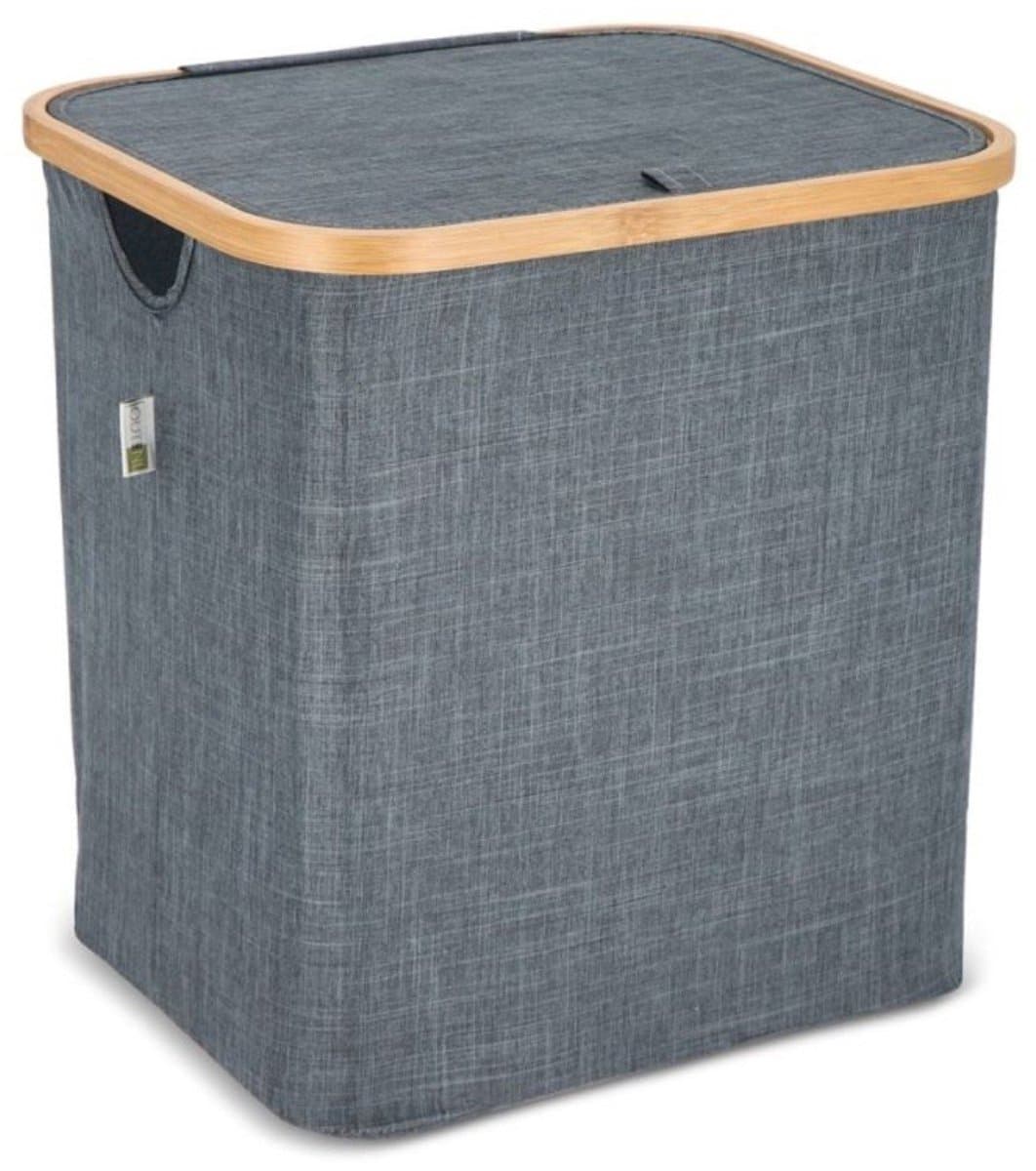 OttoSimon opvouwbare wasmand blauw 42 cm - duurzame opbergmand.