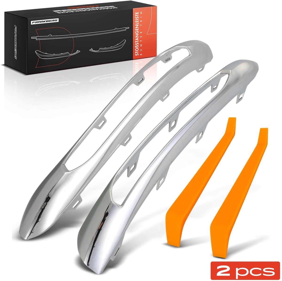 Frankberg 2x Sierstrip Bumper Voor voor Mercedes-Benz SLK-Class W172
