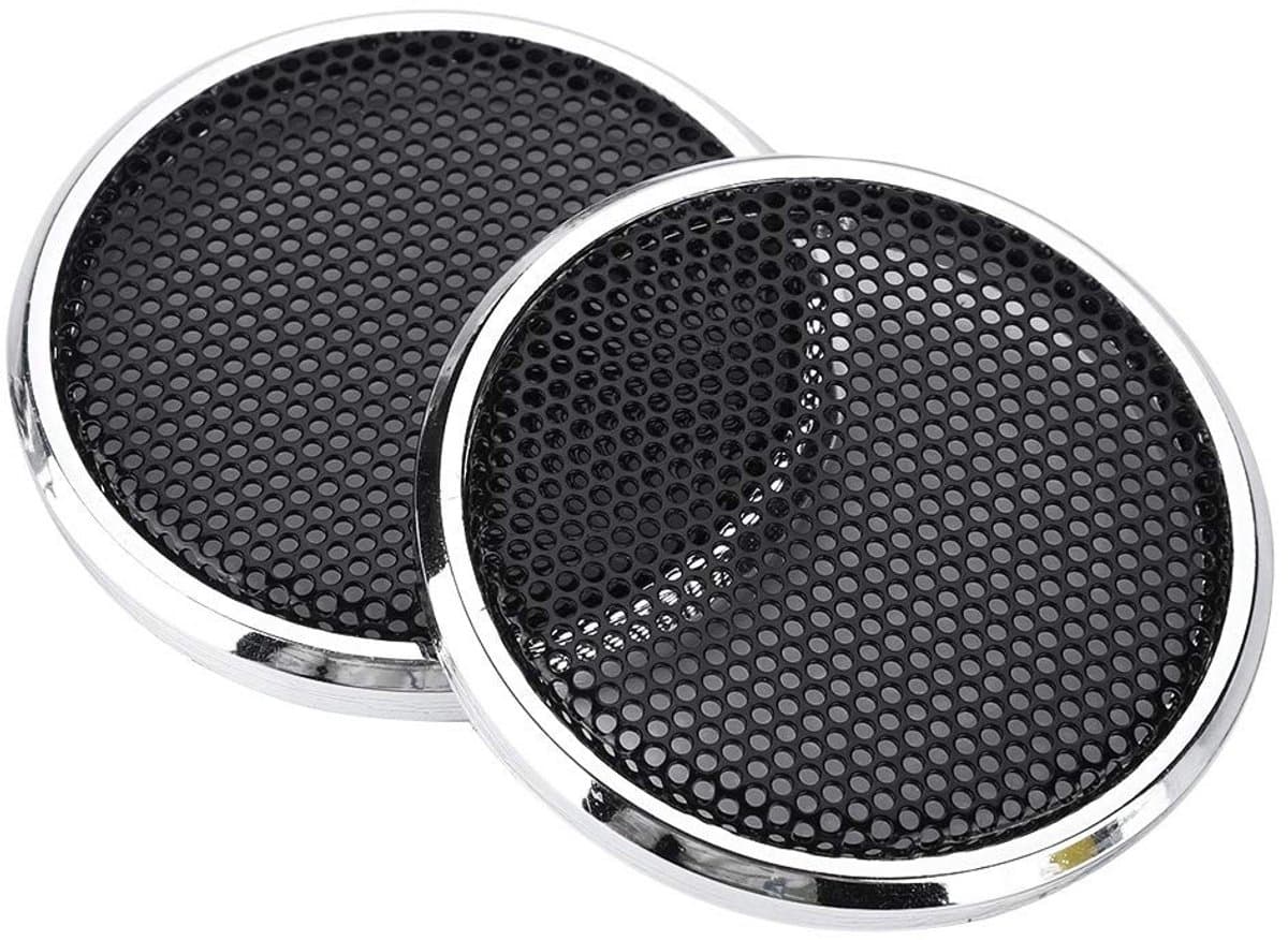 Dailygoods - Loudspeaker Protection - Speaker Grills - Sterke bescherming - Zwart - Decoratieve grills - Bescherming voor luidsprekers - Geschikt voor