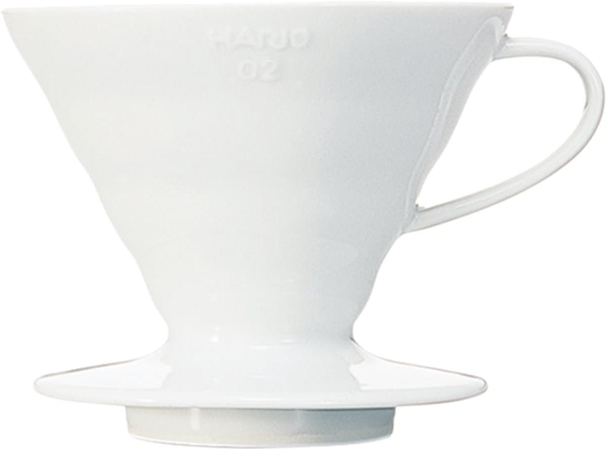 HARIO V60 Dripper - 02 Size - Keramiek - Wit