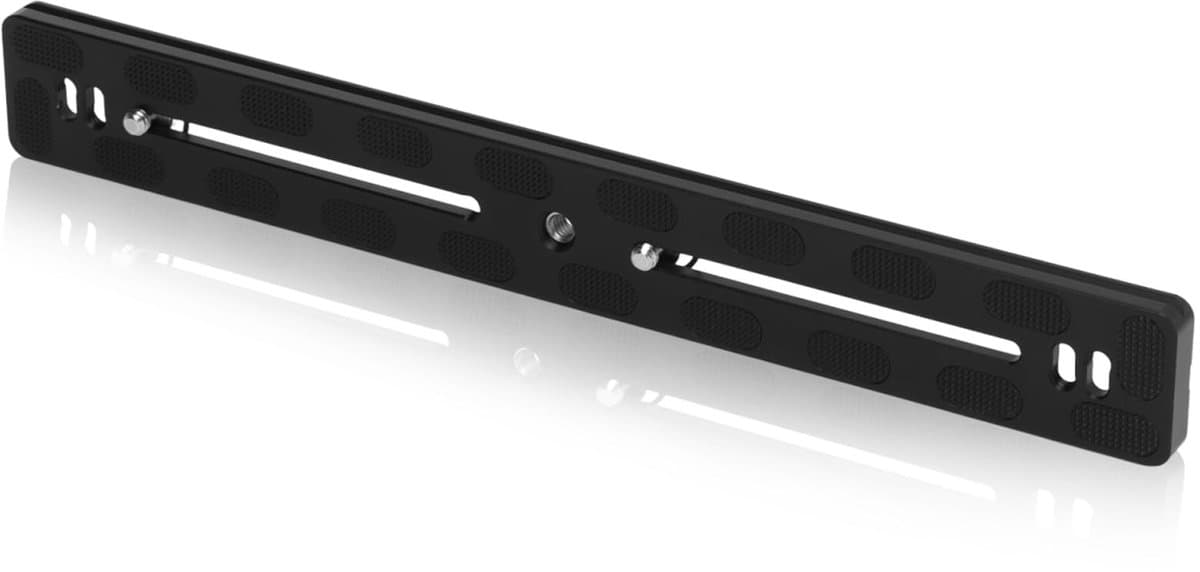 Allecto PU-250 snelontgrendelingsplaat - Dubbele zwaluwstaart - Sterk en duurzaam - 250 mm - Voor digitale camera - Universele compatibiliteit