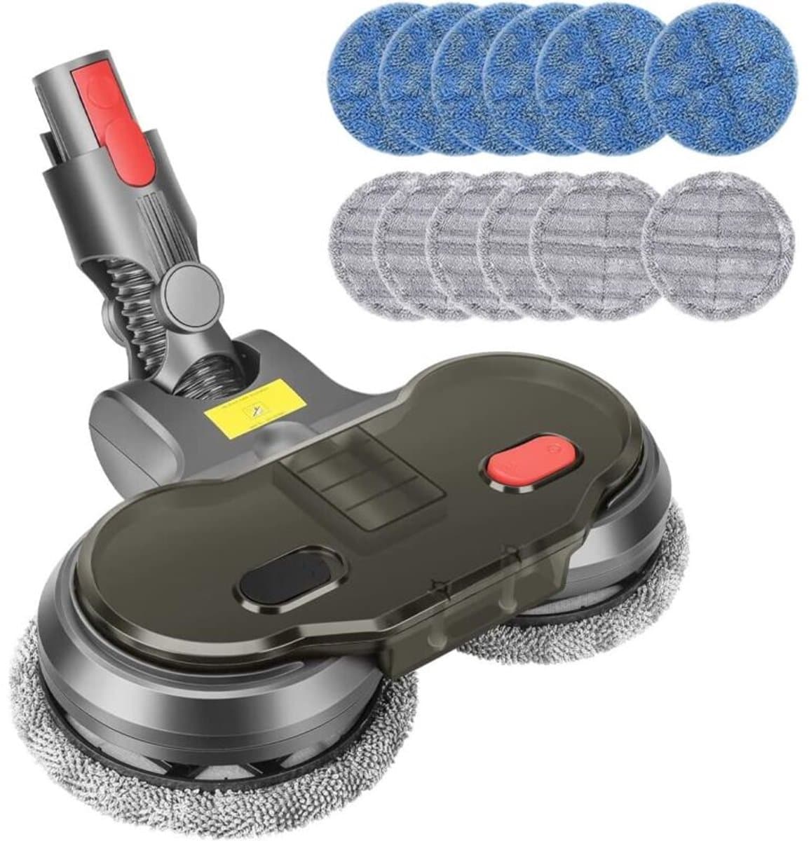 Set van 12 elektrische dweildoeken Geschikt voor Dyson V7, V8, V10, V11 en V15 stofzuigers – Reinigt harde vloeren en tegels – Verwijdert vlekken en dierenhaar