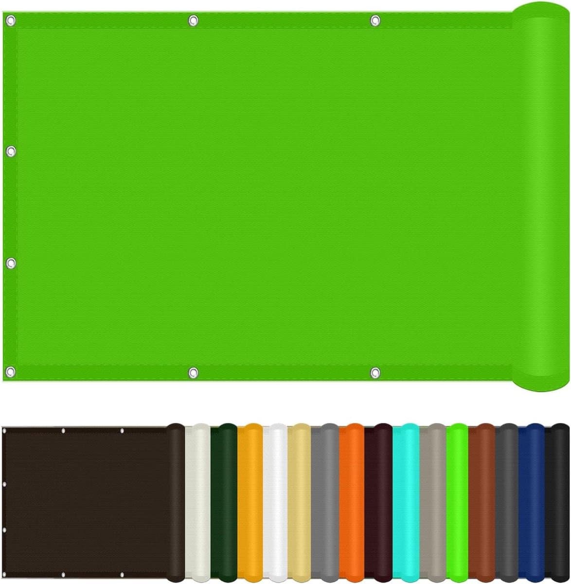 Schaduw Net - Zonwering Zeil - Buiten Leven - Uv Bescherming - 100x180 cm - Groen
