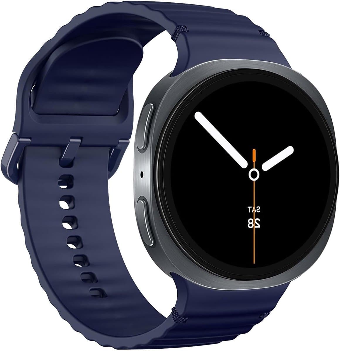 Siliconen Sportband voor Samsung Galaxy Watch 8 en 8 Classic - Snelle Bevestiging, 40mm en 46mm, Geschikt voor Mannen en Vrouwen