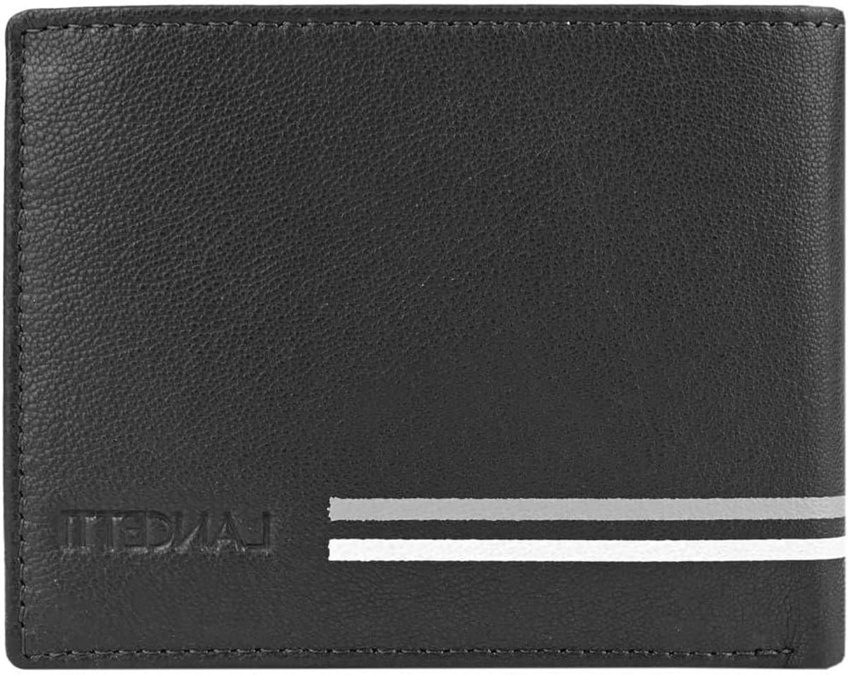 Heren Portemonnee - Leren Geldbeurs - Dagelijks Gebruik - RFID Bescherming - Slim Model - Zwart