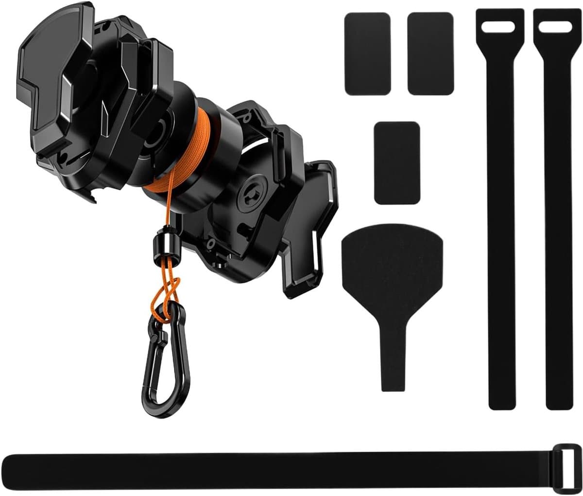Generico Sleeptouw voor fietsaanhanger, 2,5 m, zelfintrekbaar, voor ouderfietsen voor kinderen, voor buitenactiviteiten, familie, wandelen, park, camping