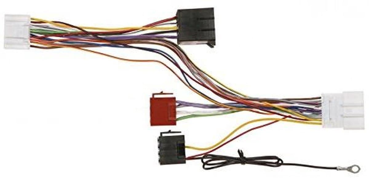 Handsfree Kabelconnector - Auto Adapter - Muziek Streamen - ISO Connectoren - 1 Stuks - Zwart