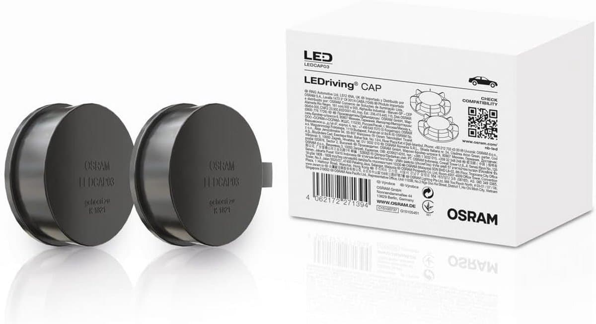 Koplamp Kap - LED Bescherming - Auto Verlichting - Nauwkeurige Montage - H7 - Zwart