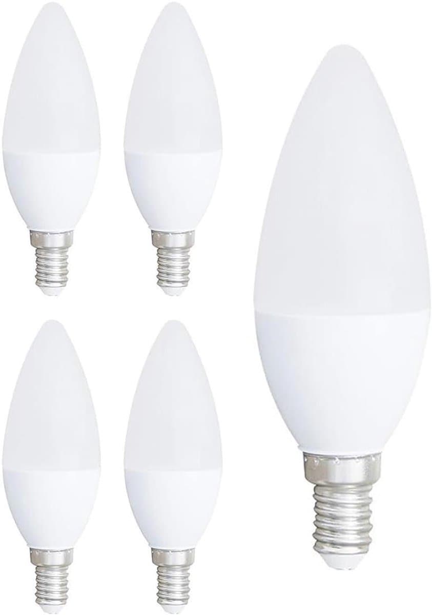 LED Kaarslamp C38 - E14 Lamp - Sfeerverlichting Thuis - Vervangt 60W - Ø37mm - Transparant
