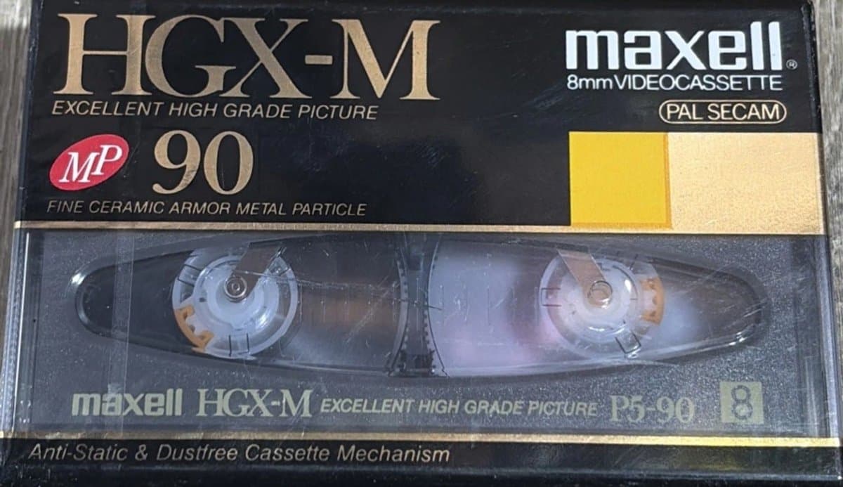 Maxell HGX-90 8mm Video 8 Cassette Camcorder Tape