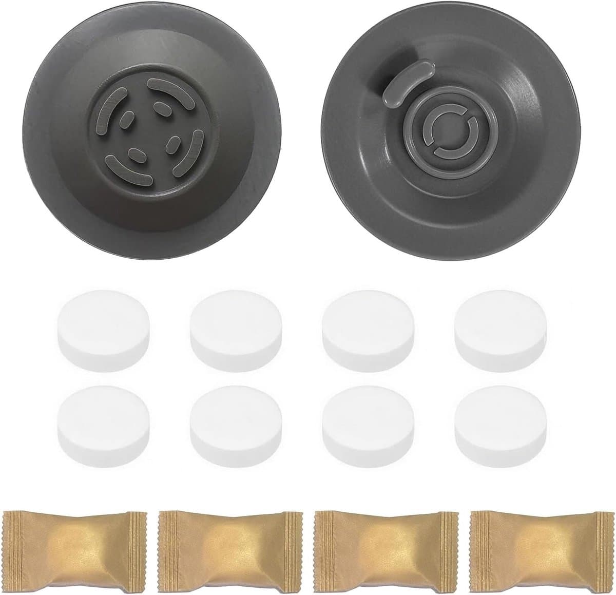 Complete Reinigingsset voor Koffiemachines - 54mm Blindfilters, Siliconen Schijven en Reinigingstabletten voor Efficiënt Onderhoud