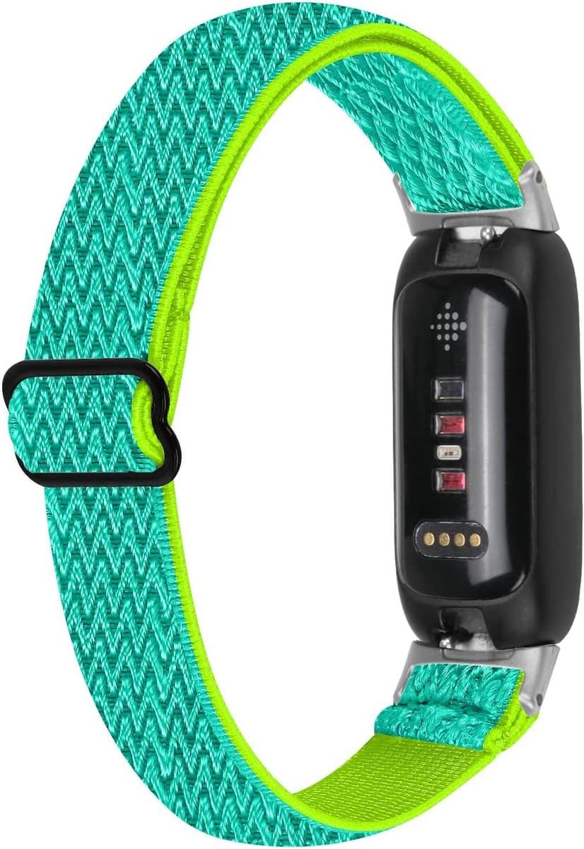 Nylon band - Sportarmband - Fitness Tracker - Verstelbare elastische lus - 135mm-210mm pols - Blauw