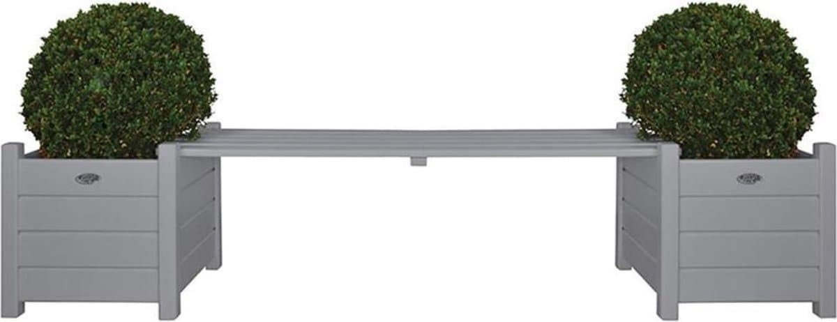 Esschert - Design - Bank - met - Plantenbak - Grijs - CF33G