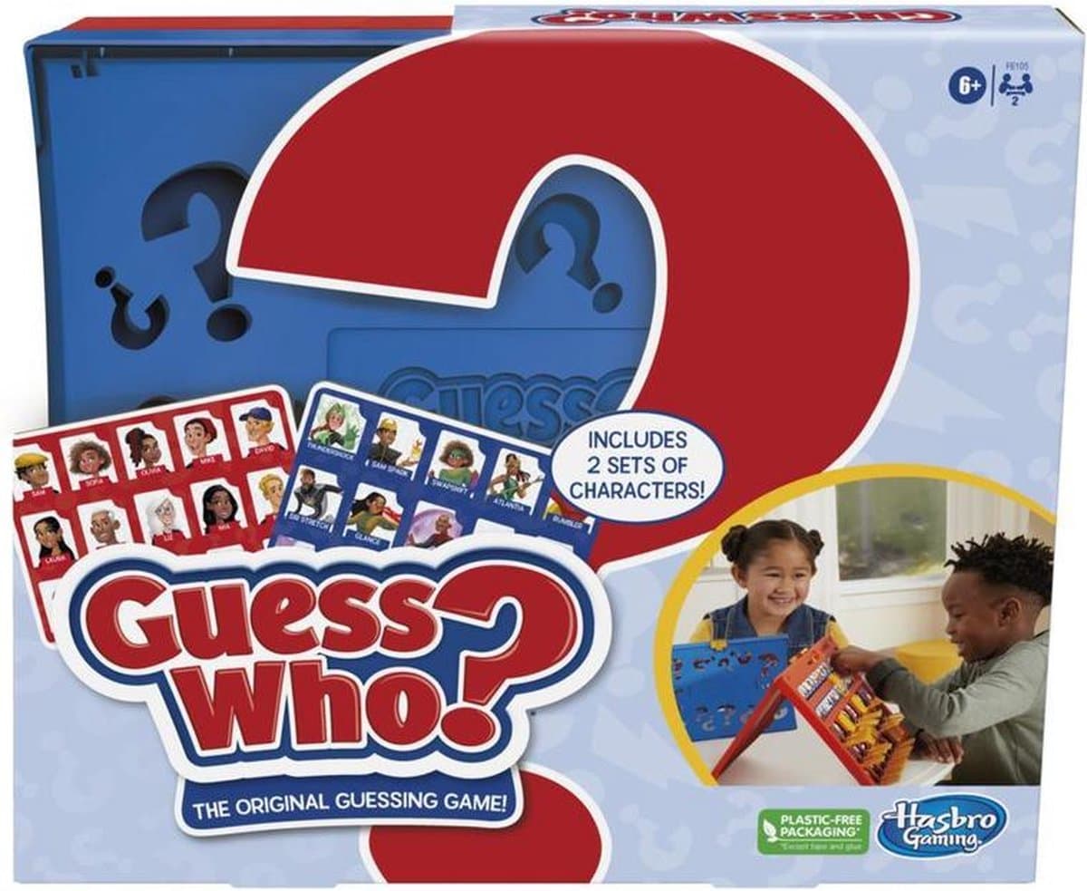 Hasbro bordspel Guess Who - klassiek familiespel voor kinderen.