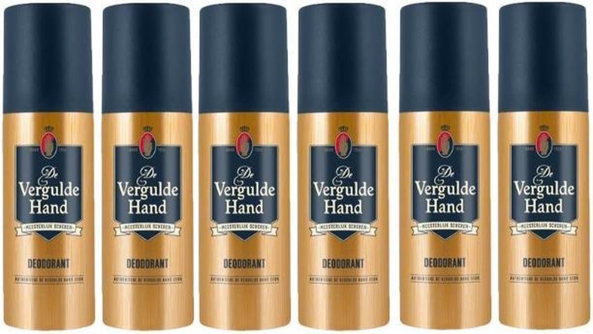 De Vergulde Hand Deodorant Spray - Voordeelverpakking 6 x 150 ML