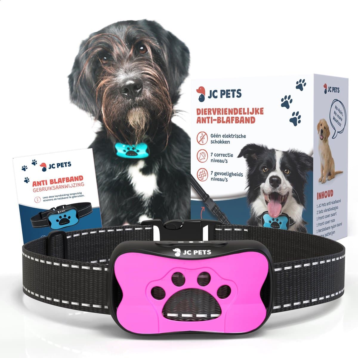 Anti Blafband - Blafband Voor Honden - Anti Blaf Apparaat - Blafband - Zonder Schok