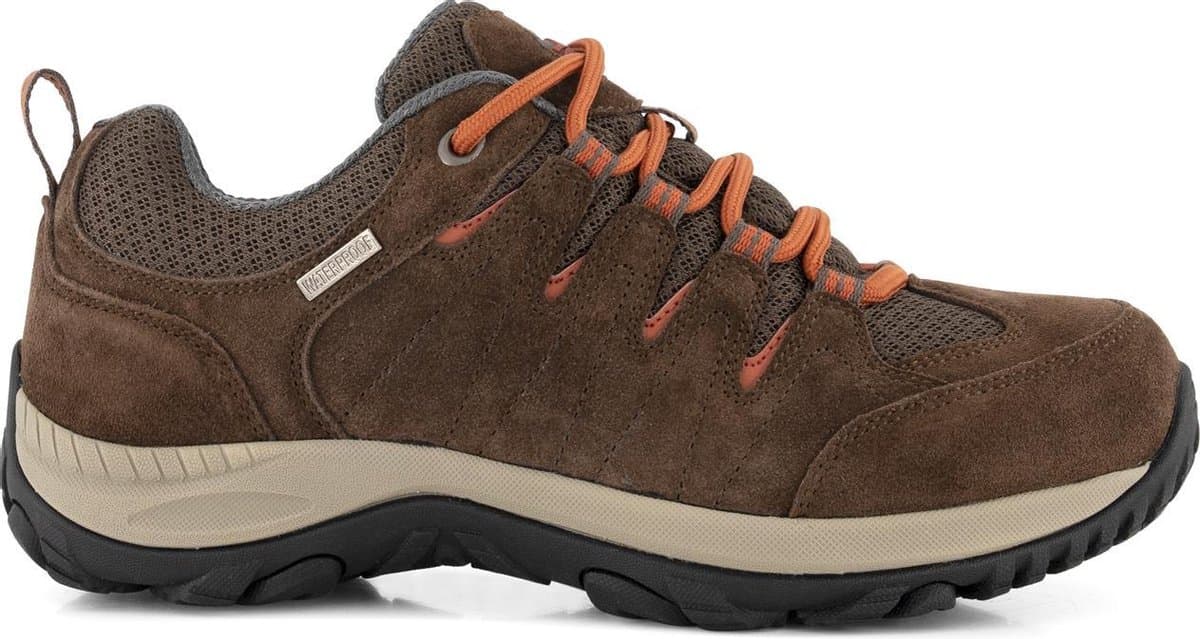 Travelin' Nyborg - Dames wandelschoenen - Waterdicht en ademend - Bruin Leer
