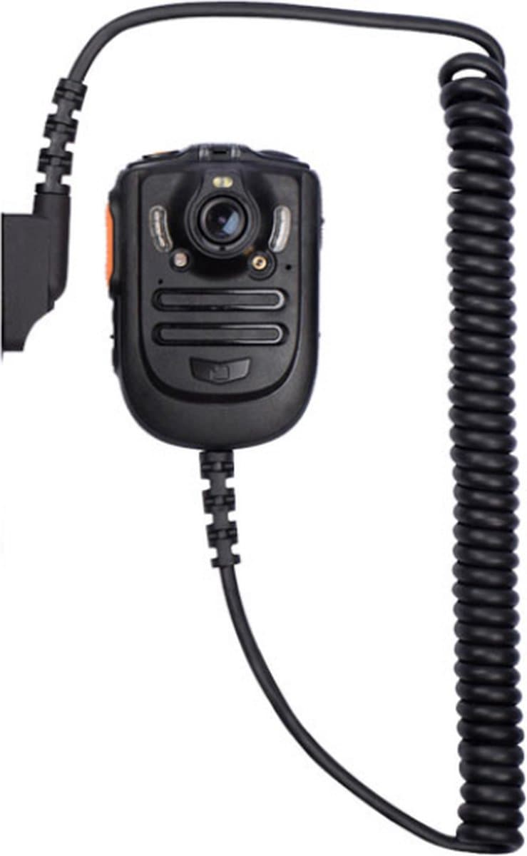 Inrico B04 body camera met speakermicrofoon voor Inrico POC portofoon M5 Multipin aansluiting