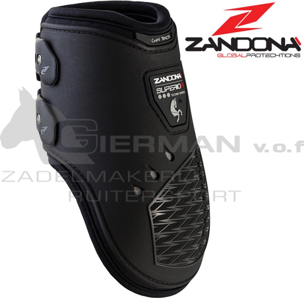 Zandona Superior Kogelbeschermers Zwart - S
