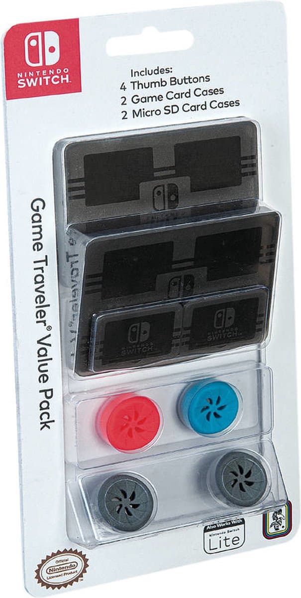 Game Traveler Official Nintendo Switch Thumbgrips en gamecases - Nintendo Switch
