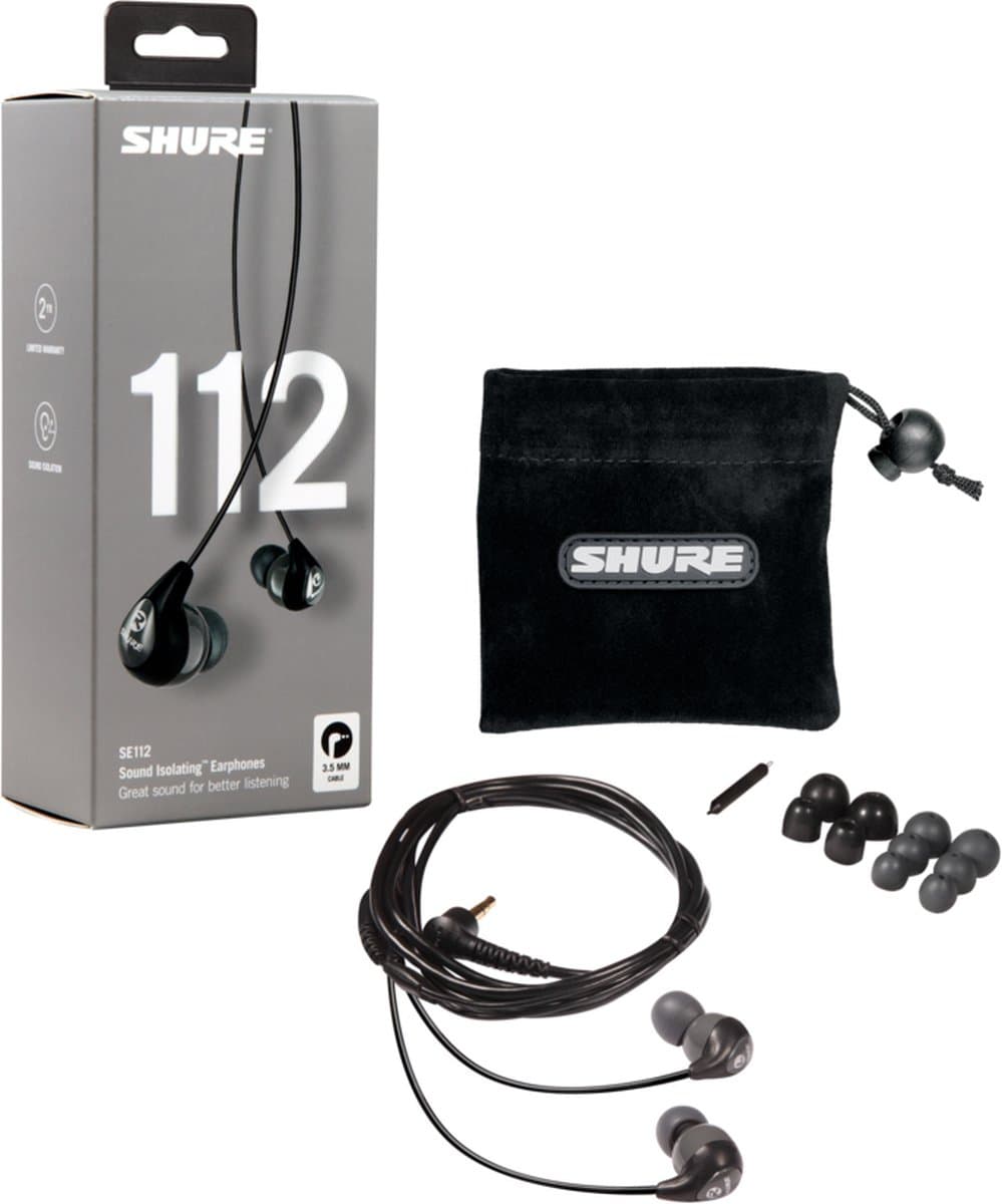 Shure SE112 - InEar hoofdtelefoon