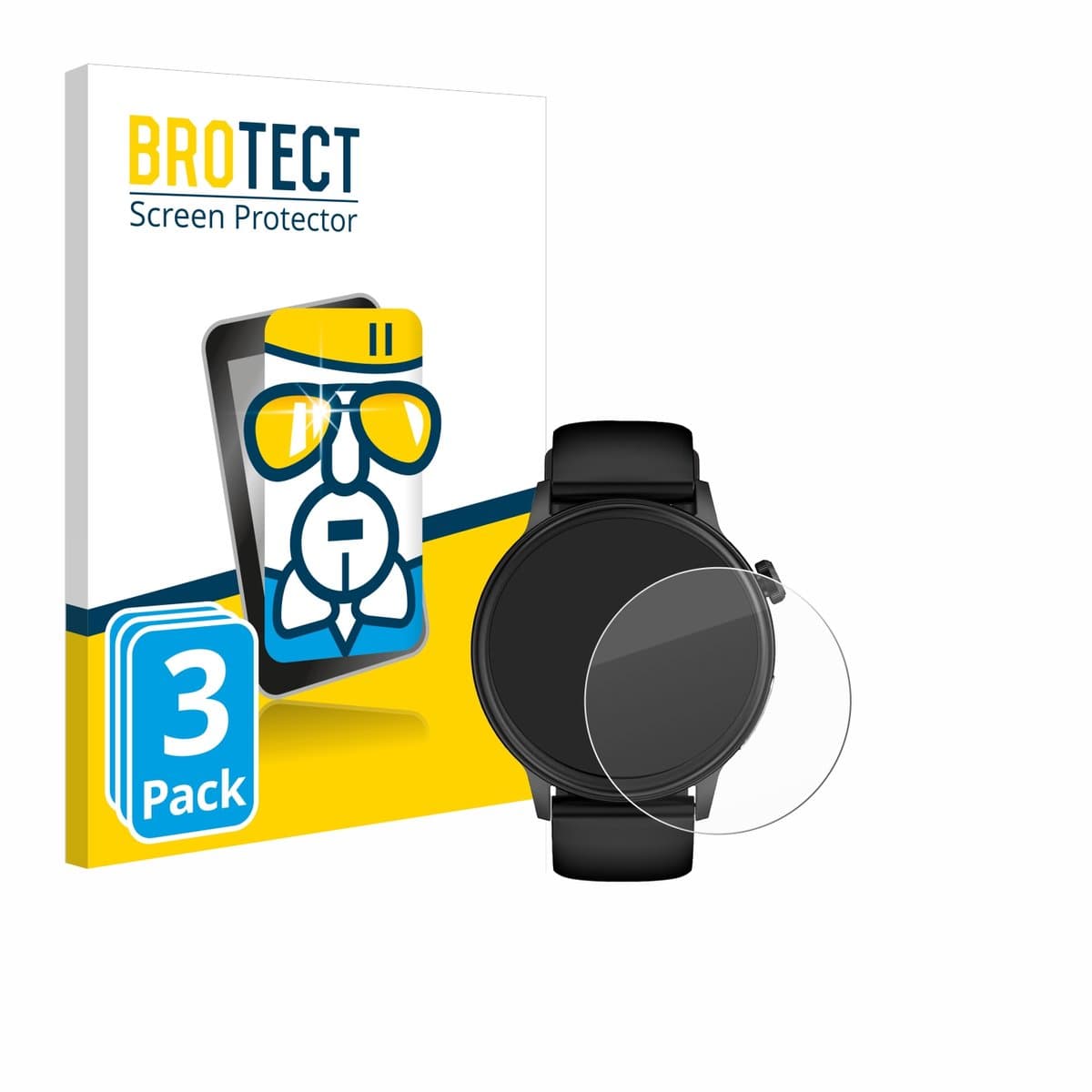 Screenprotector 3 Stuks voor YYKY ET470 1.4" Beschermglas transparant