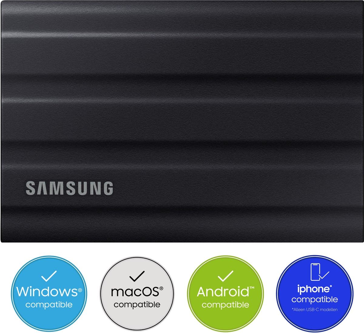 Samsung T7 Shield 4TB Zwart