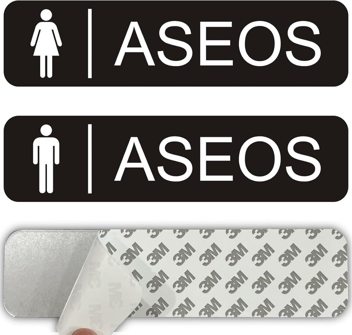 Veiligheidsbord - Bewakingsbord - Toegangscontrole - Duurzaam Aluminium - 20x5cm - Zwart