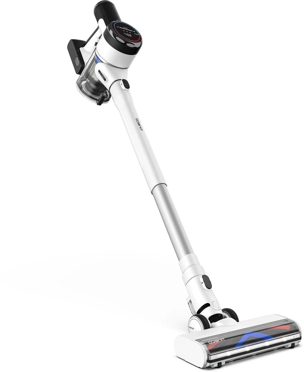 Steelstofzuiger Draadloos - Steelstofzuiger - Stofzuiger - Steelstofzuiger Snoerloos - Krachtige Zuigkracht - Steelstofzuiger Met Antiklitborstel En Fade-Free Zuigkracht - HEPA-Filter - 21,6 V - 500 W - Wit