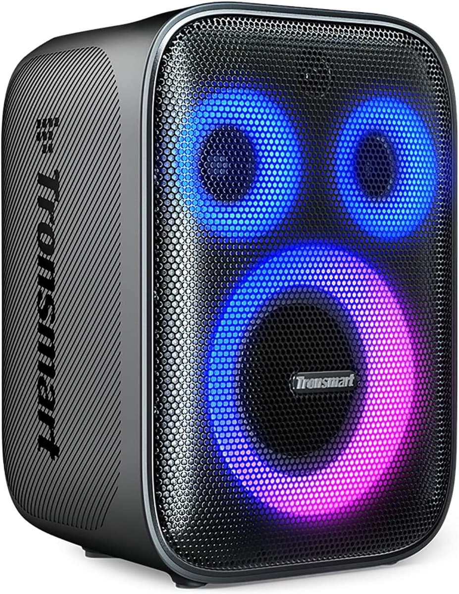 Krachtige Bluetooth Speaker met Bas, Feestverlichting & Lange Speeltijd