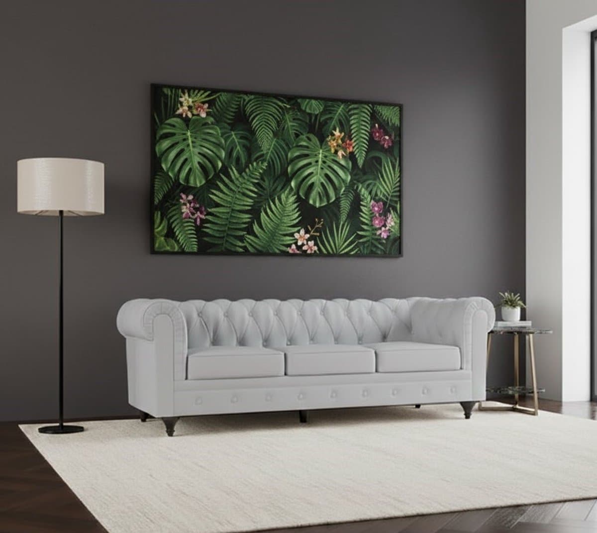 Luxe 2-Zits Microvezelbank Taupe – Comfortabele Sofa voor Woonkamer, Modern Design, Duurzaam & Gemakkelijk te Reinigen – 120 cm House&Garden