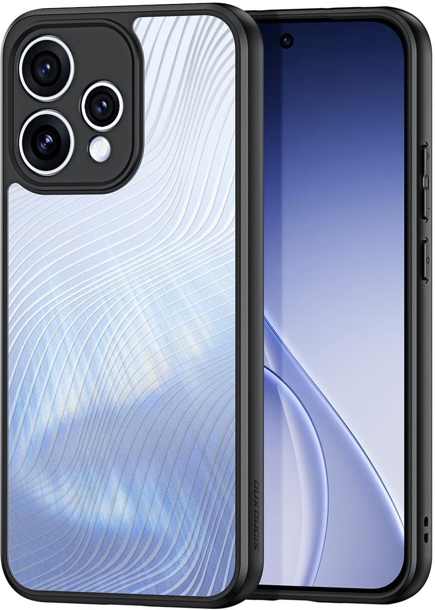Dux Ducis Hoesje - Geschikt voor OPPO Reno15 Hoesje - Dux Ducis Aimo Series - Transparant TPU Back Cover - Zwart
