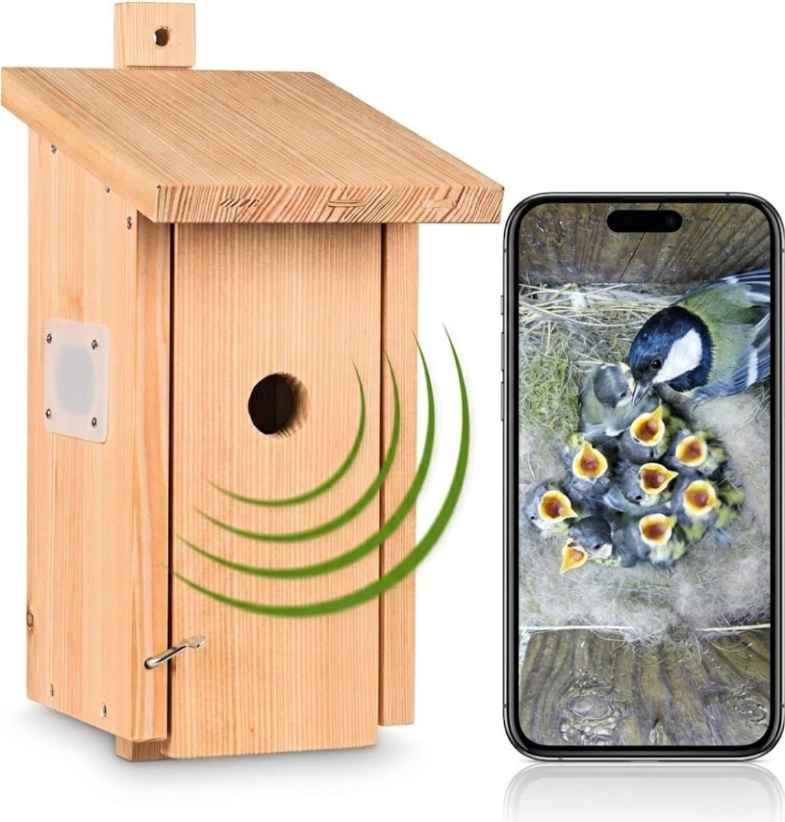 NBAP® Vogelhuisje Met Camera - Voederhuisje - Nestkast