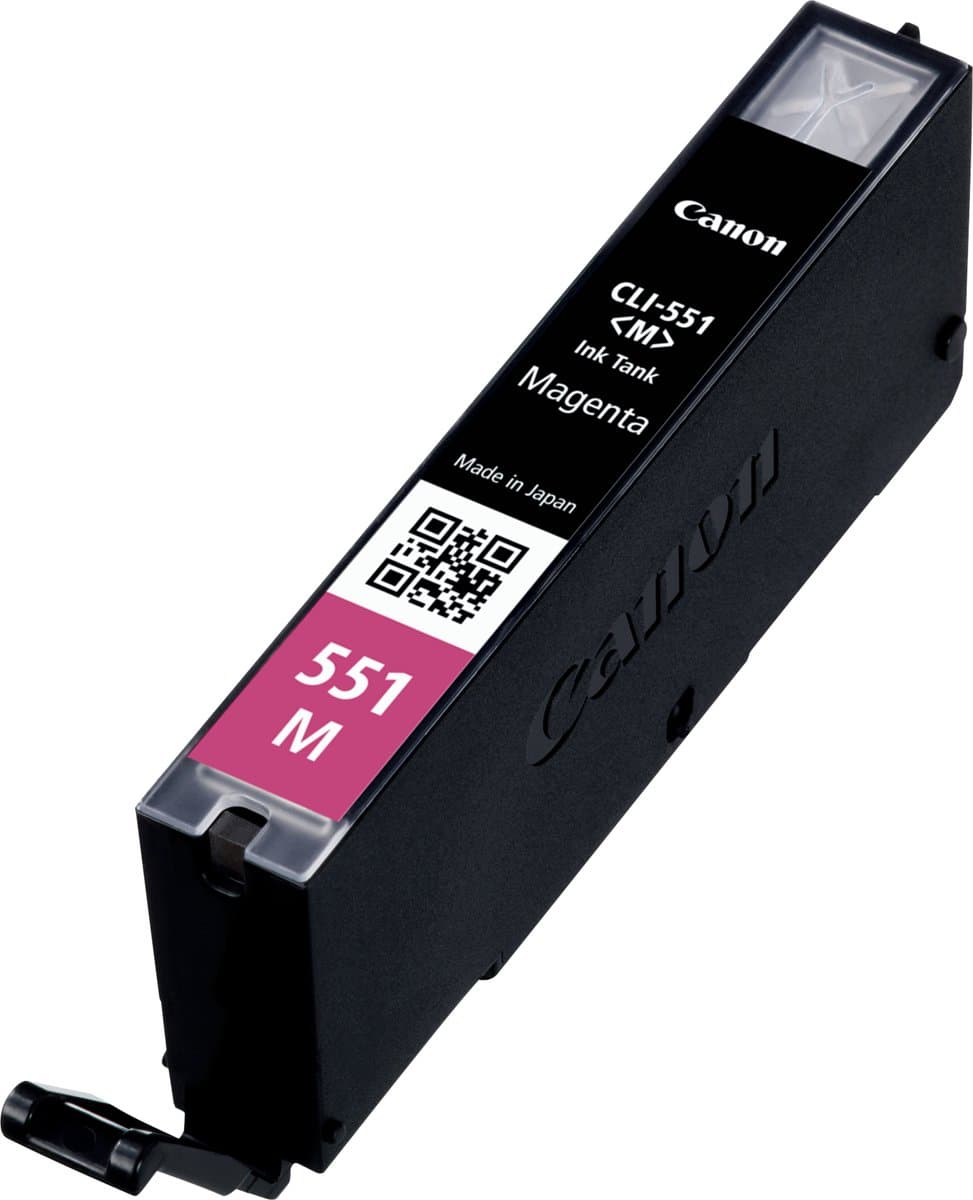Canon CLI-551M inktcartridge, origineel, normaal rendement, magenta, 1 stuk