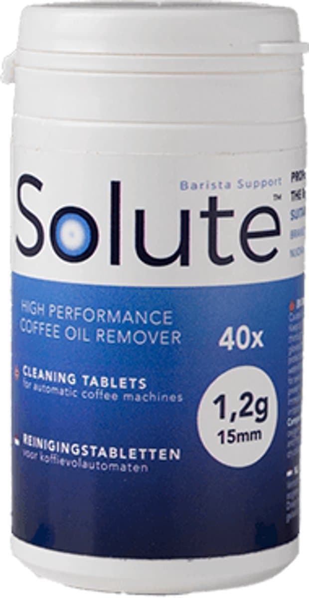 Solute reinigingstabletten 40x 1,2g Ø15mm