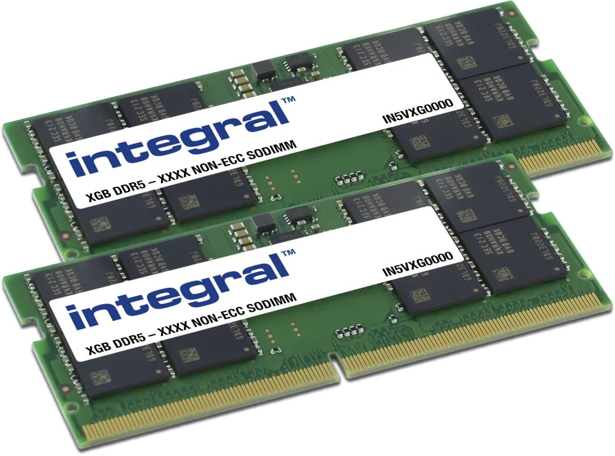 Integral IN5V32GNIRCXK2 geheugenmodule 64 GB 2 x 32 GB DDR5