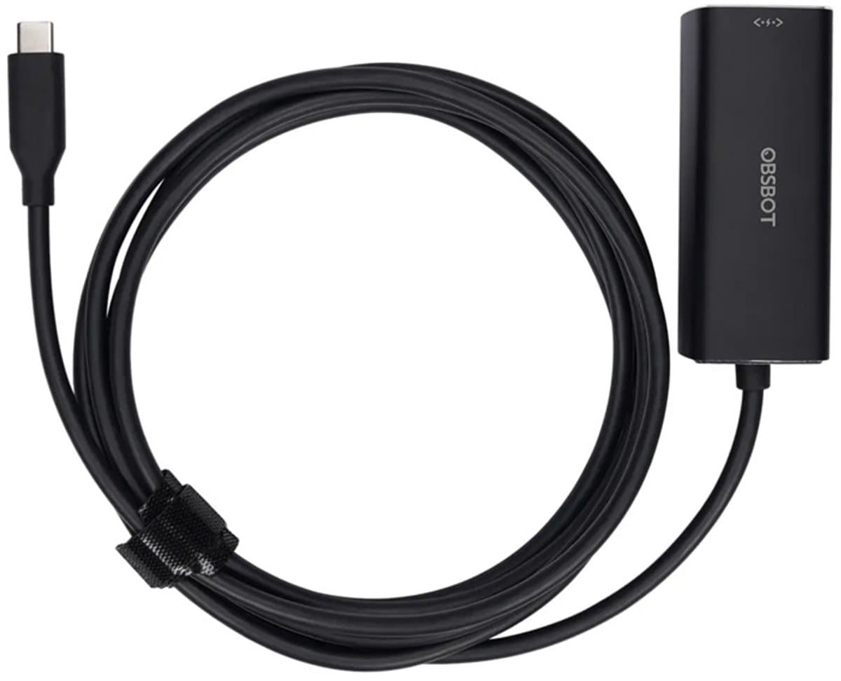Obsbot USB-C Adapter [1x USB-C - 1x RJ45, USB-C] Tail Air USB-C to Ethernet Adapter