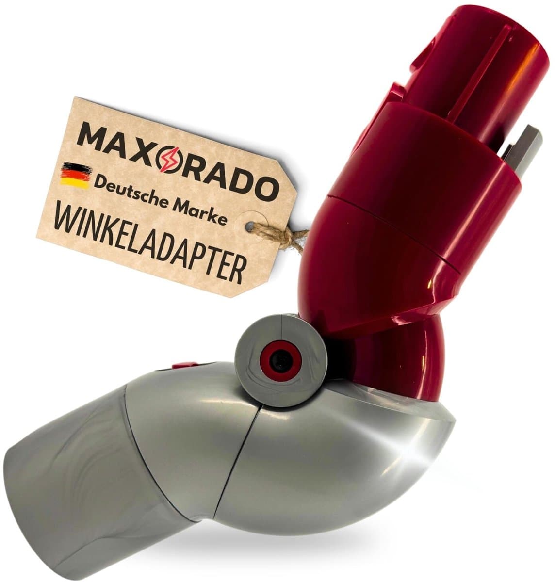 MAXORADO Hoekadapter voor Steelstofzuiger – geschikt voor Dyson V7 V8 V10 V11 V15 – Niet voor Slim of BigBall – 90° Draaibaar – Quick Release – Stofzuiger Accessoire Hoek