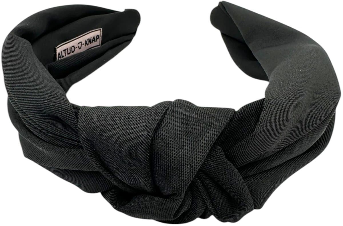 Altijd Knap - Haarband Basic Black - Zwarte haarband met knoop