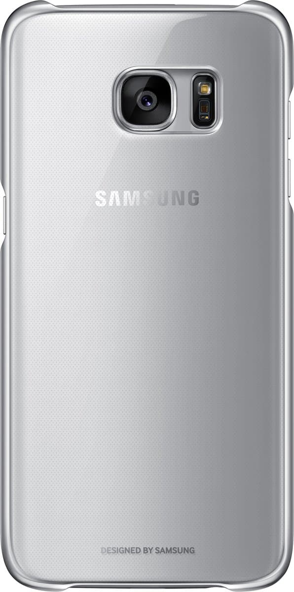Samsung Clear Cover voor Samsung Galaxy S7 Edge - Zilver