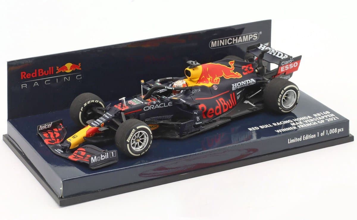 Red Bull Racing Honda RB16B #33 Winner French GP 2021 - 1:43 - Minichamps