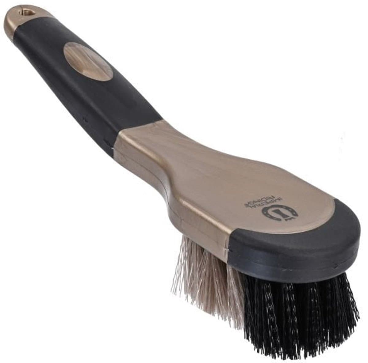 Imperial Riding - Hoof brush IRHGrip - Dark Taupe Metallic