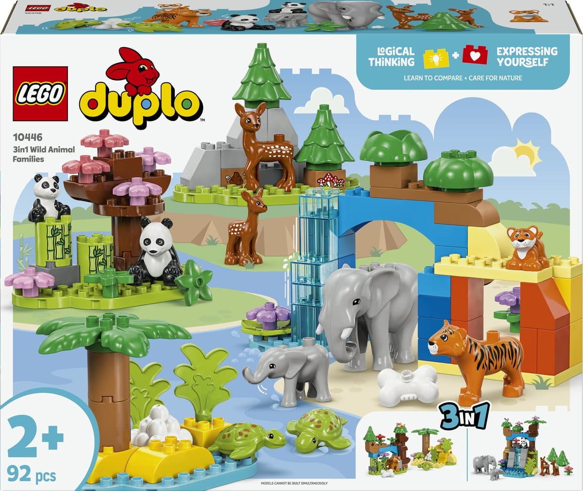 LEGO DUPLO Town 10446 3-in-1 families van wilde dieren
