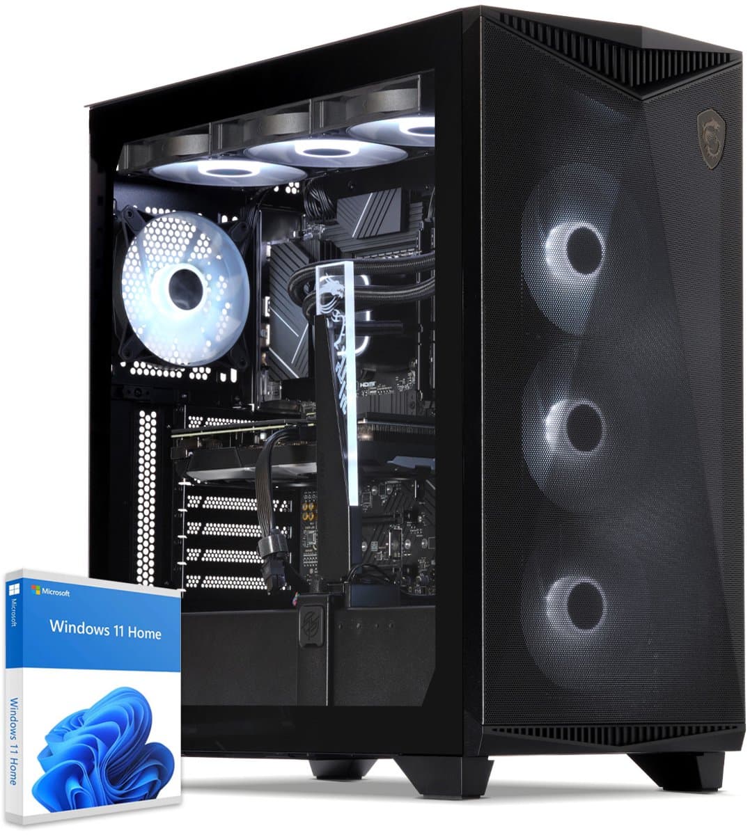 Sedatech Pro Gaming PC Waterkoeling ATX ARGB • AMD Ryzen 9 9900X3D 12x 4.4GHz • Geforce RTX5080 • 32Gb DDR5 • 2Tb SSD M.2 • WiFi • Bluetooth, USB C • Windows 11 • Desktop computer