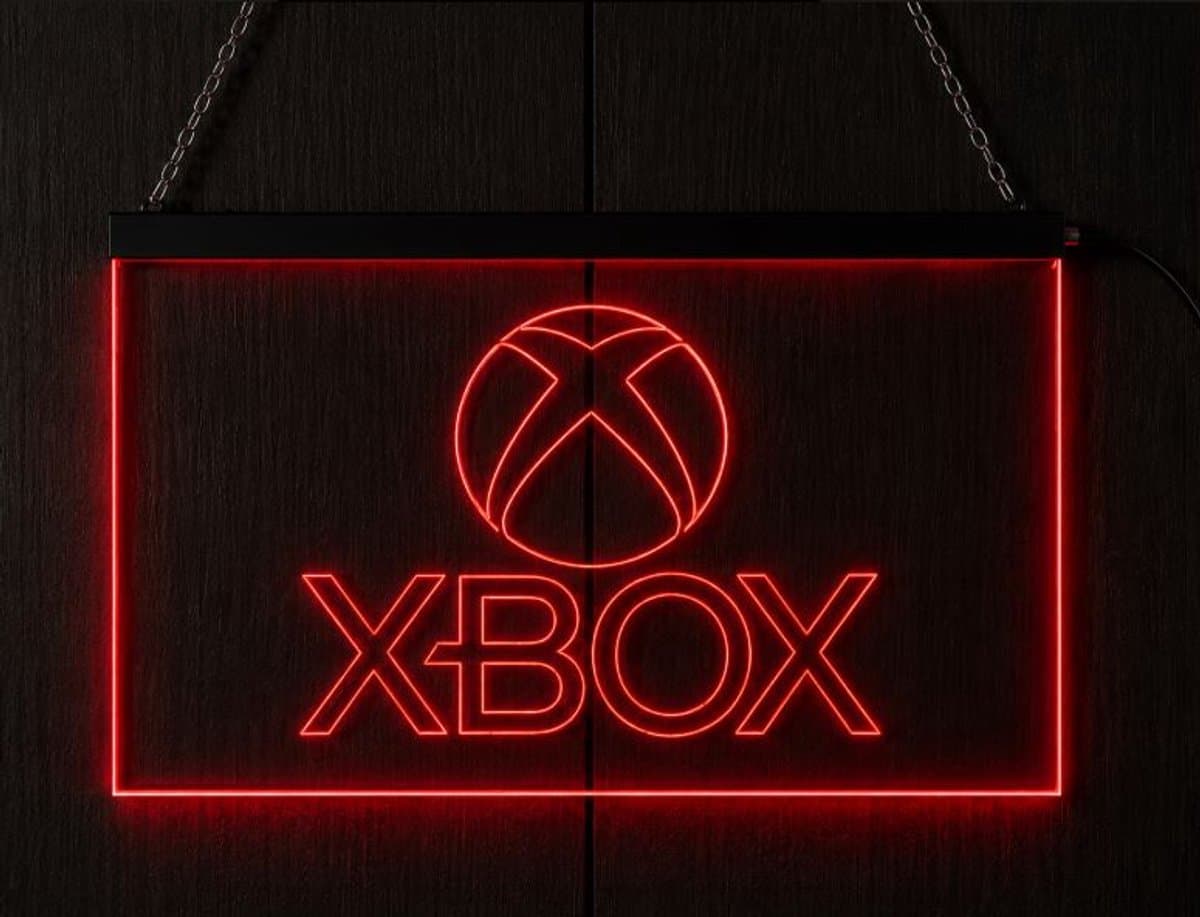 Led Wandbord - XBOX - Met afstandsbediening - 30x20cm