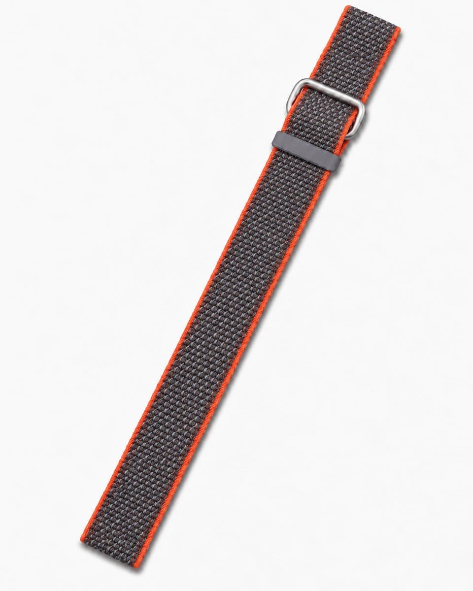 Bicep Strap voor Fitbit Air – Verstelbare Bovenarmband – Ademend Mesh – Sportband voor Hardlopen & Fitness – Oranje/Grijs