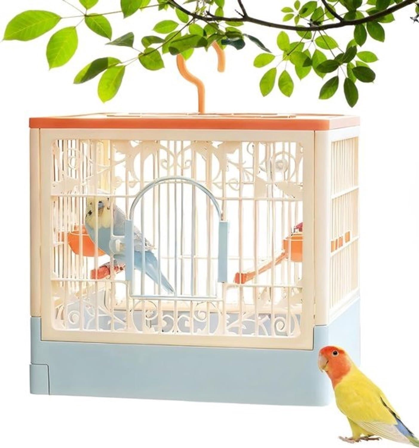 Vogelkooi - Parkietverblijf - Vogels Huisvesten - Geoptimaliseerde Luchtcirculatie - 325 x 265 x 96 cm - Blauw